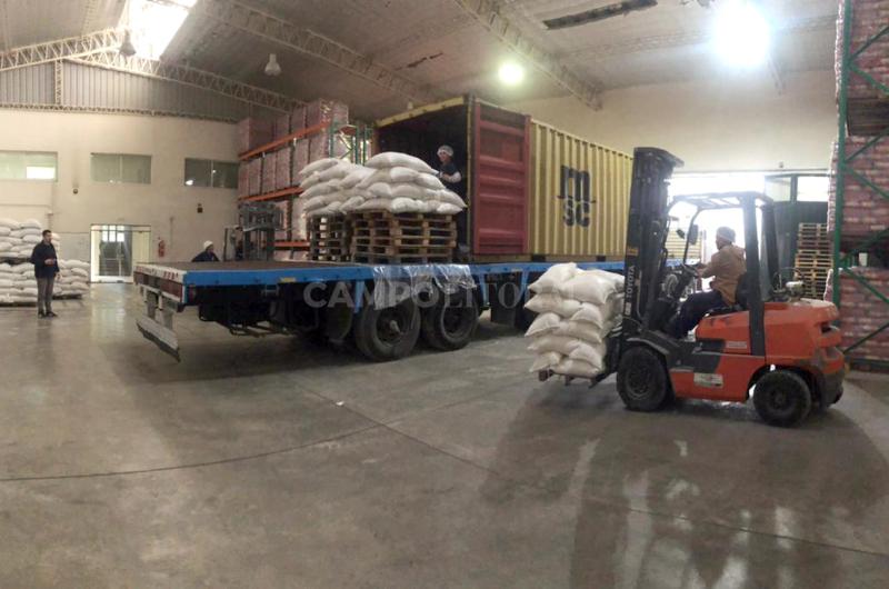 Exportan por primera vez el nuevo arroz santafesino