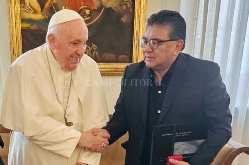 Voytenco se reunioacute con el Papa Francisco y firmoacute un convenio de asistencia alimentaria