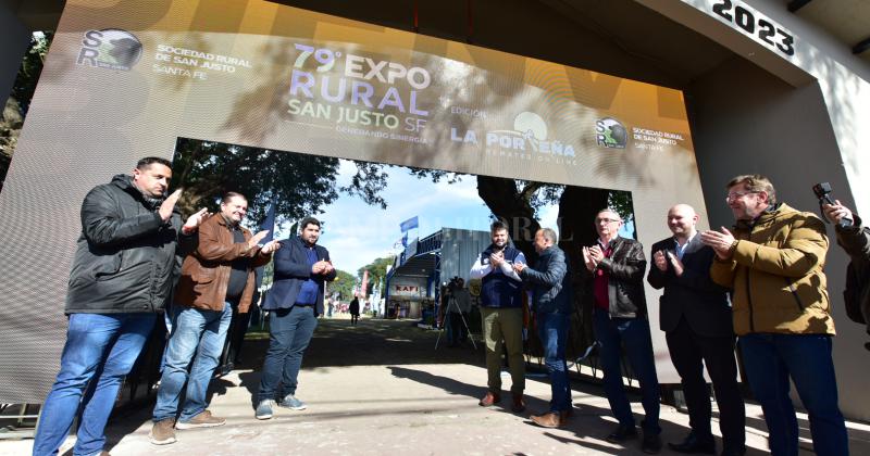 Con una fuerte apuesta al trabajo y la esperanza se puso en marcha la 79deg Expo Rural San Justo 