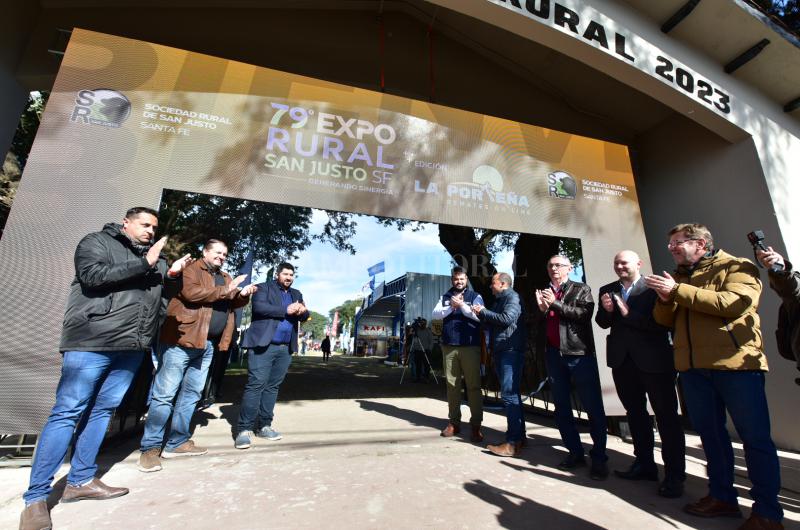 Con una fuerte apuesta al trabajo y la esperanza se puso en marcha la 79deg Expo Rural San Justo 
