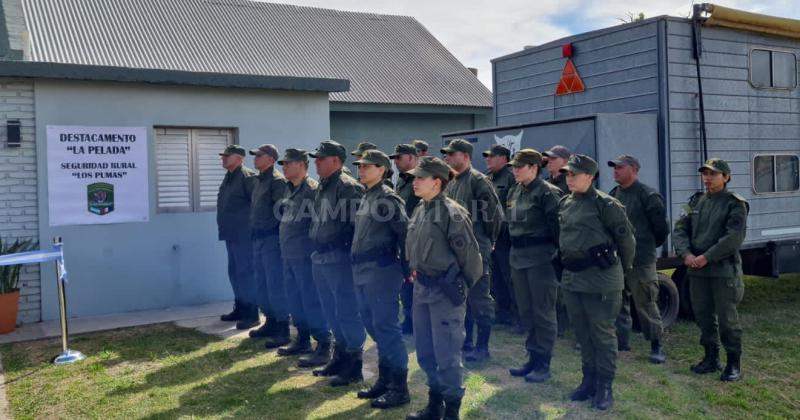 Nuevo destacamento de la Guardia Rural Los Pumas en La Pelada
