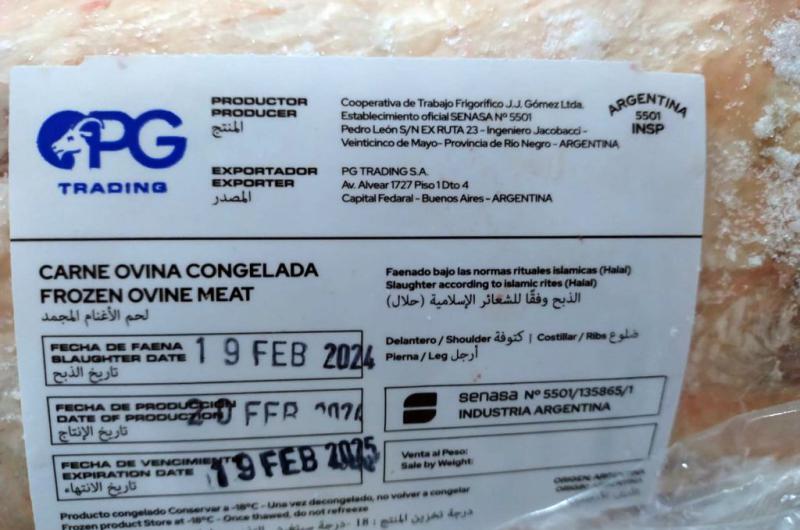 Carne ovina con certificacioacuten halal hacia Qatar