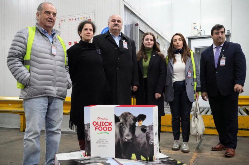 Partioacute el primer embarque de carne libre de deforestacioacuten